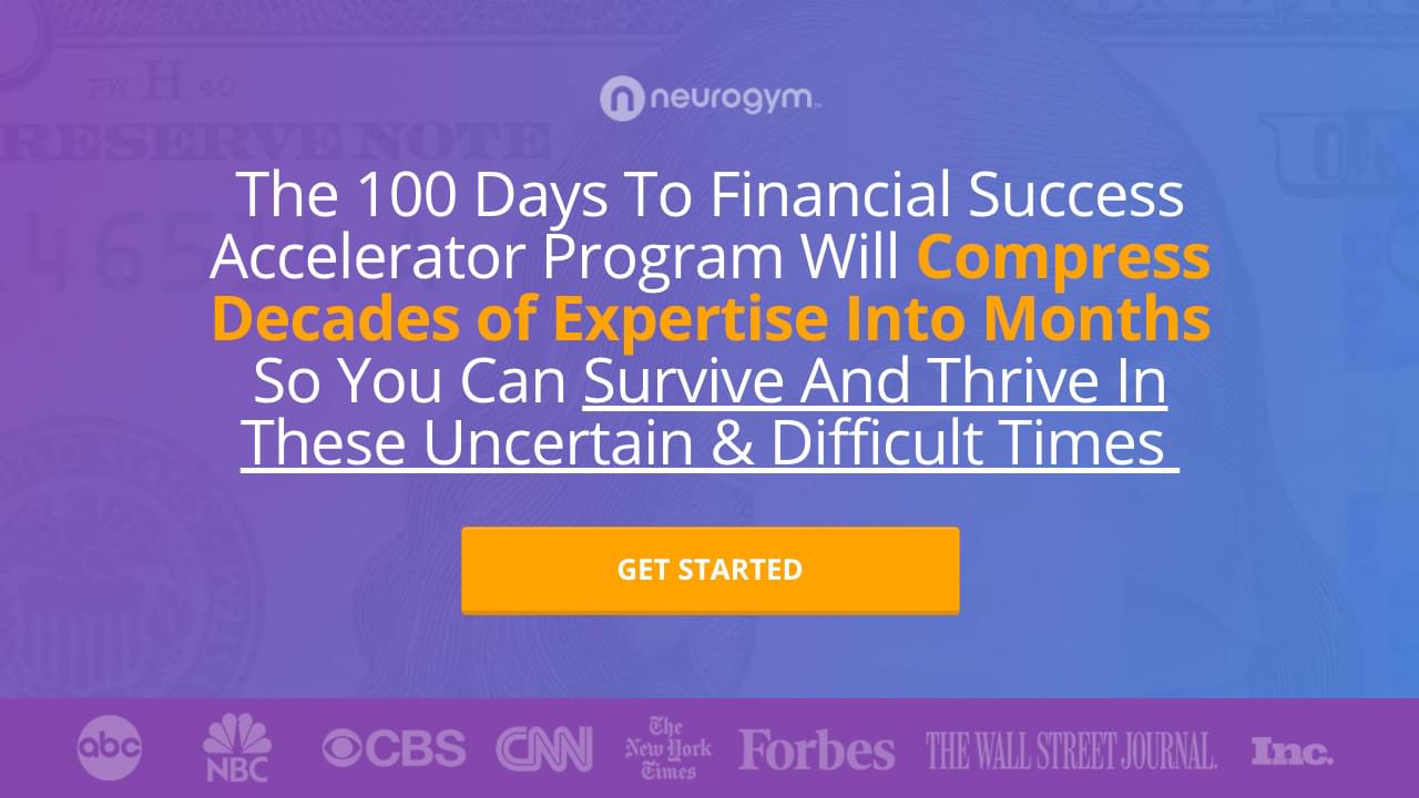 Join The 100 Days To Financial Success Program